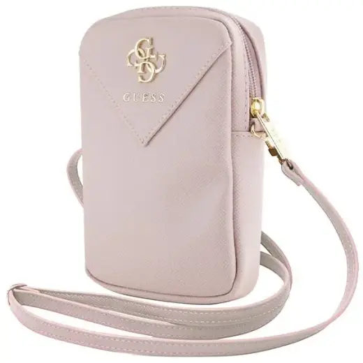 Guess Torebka GUWBZPGSTEGP różowy|pink Zip Triangle 4G