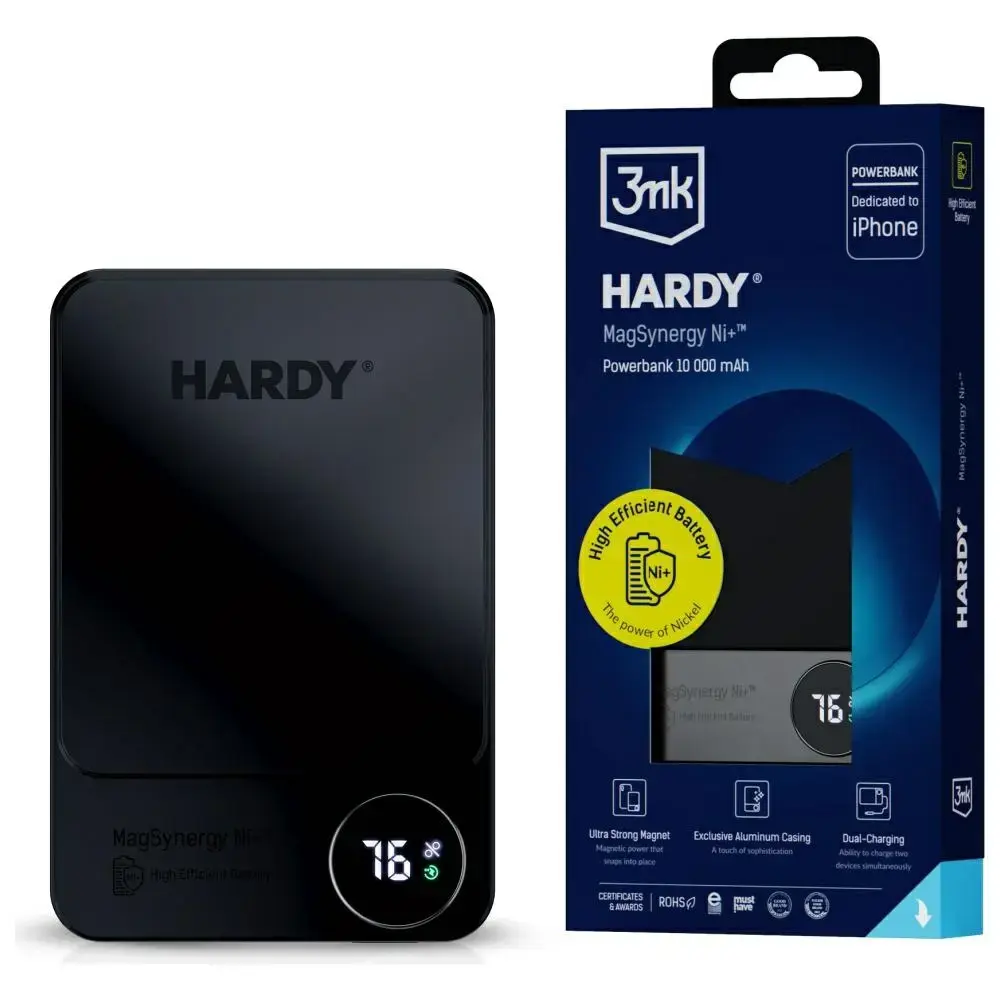 3MK HARDY MagSynergy external battery (powerbank) | 10000 mAh | MagSafe
