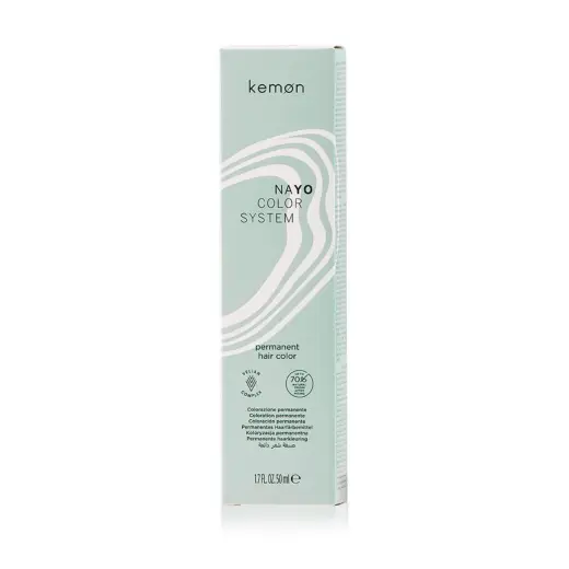 Kemon, Nayo 8 Hair Color, Permanent Hair Dye, 8.1 Light Ash Blonde, 50 ml
