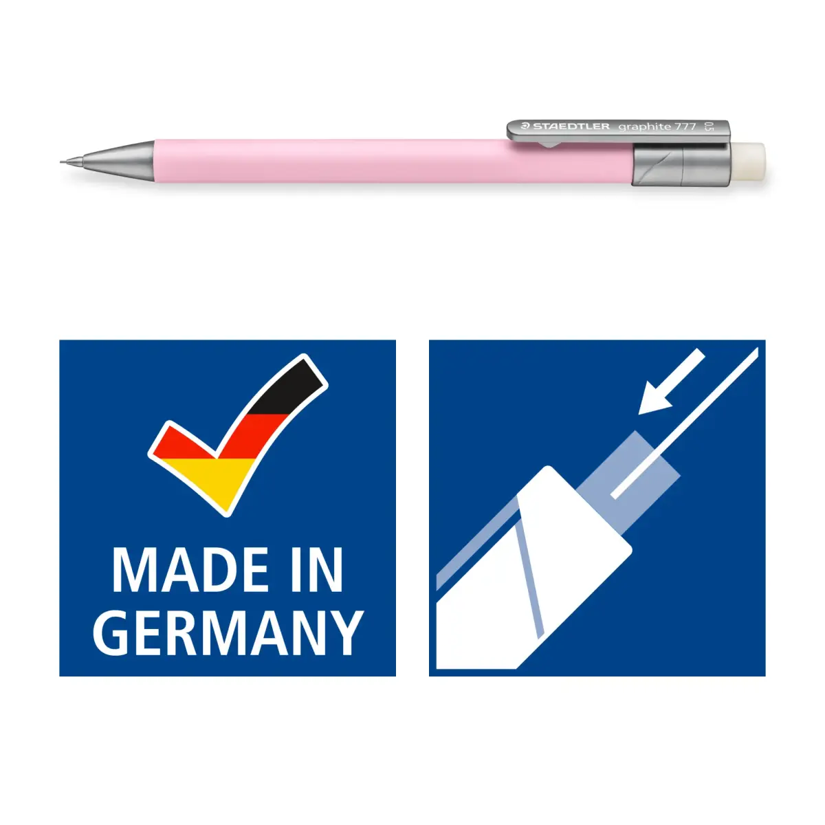Mehāniskais zīmulis STAEDTLER, B, 0.5 mm, pasteļu asorti krāsas