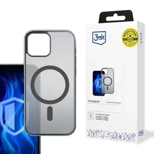 3MK Frosty MagCase iPhone 12/12 Pro black