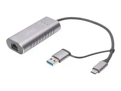 DIGITUS Network Adapter DN-3028 - USB-C | USB-A