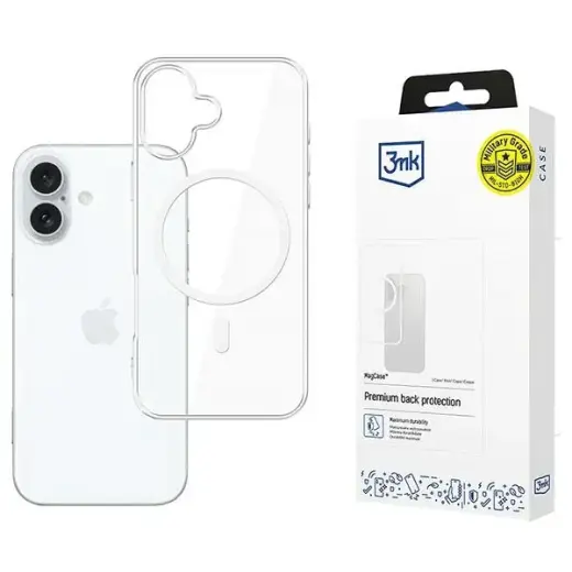 3MK MagCase iPhone 16 Plus 6.7" clear compatible with MagSafe