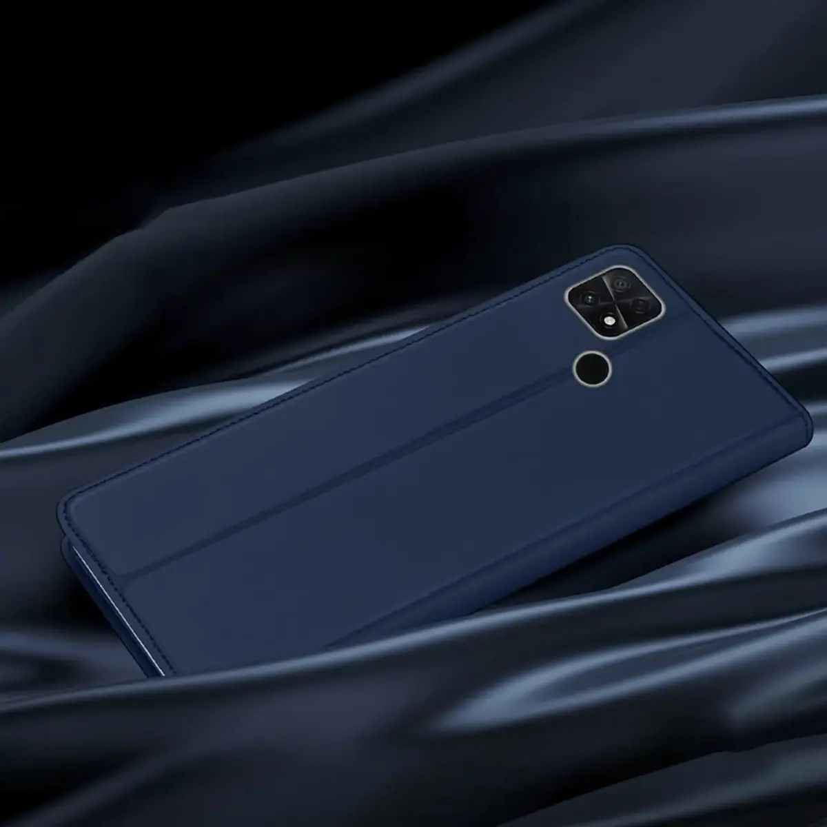 Dux Ducis Skin Pro case for Oppo Reno 8 Pro flip cover card wallet stand blue