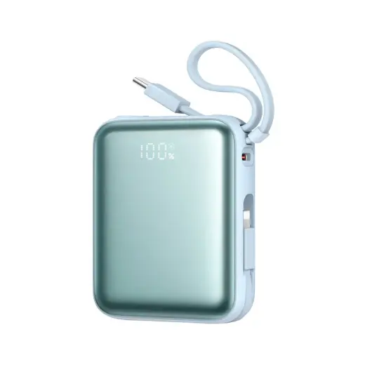 Joyroom JR-PBF27 išorinė baterija (powerbank) | 10 000 mAh | 22.5W | USB-C, Lightning | mėlynas