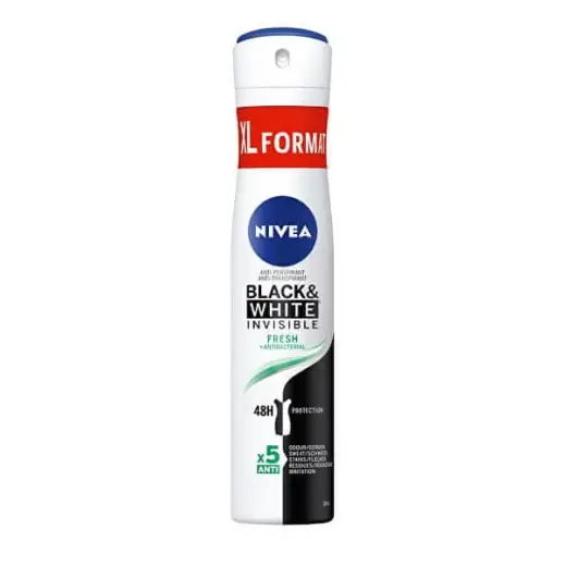 Nivea Black & White Invisible Fresh Antiperspirant - Spray - 200ml