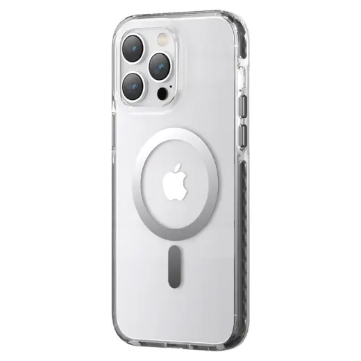 Kingxbar PQY Ice Crystal Series telefoni ümbris MagSafe toega iPhone 14 Plus hall