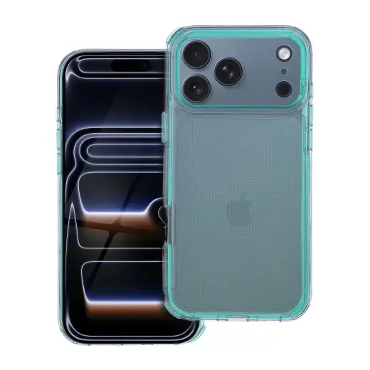 MATRIX CLEAR phone case for iPhone 17 Pro Max green