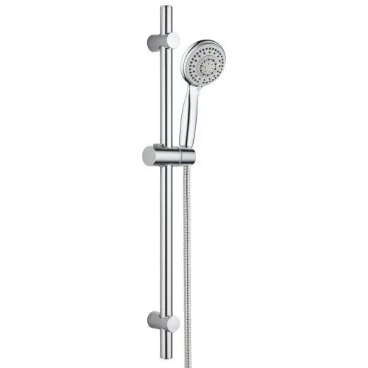 Shower set with rail AB 5 modes, chrome