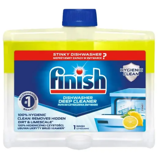 Tīrītājs Finish trauku mazg.automātiem Lemon 250ml
