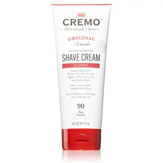 Cremo Original Concentrated Shaving Cream for Men - 177Ml in White