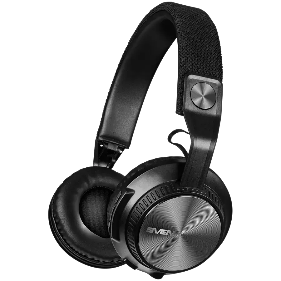 Wireless stereo headphones with microphone SVEN AP-B630MV, black; AP-B630MV