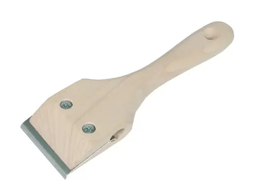 Skrāpis 60mm ar koka kātu