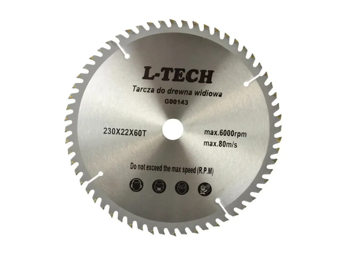 TCT ketassae tera puidule 230x22x60T