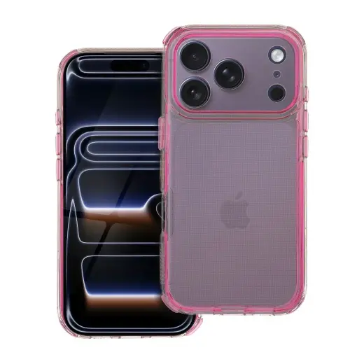 MATRIX CLEAR maciņš telefonam iPhone 17 Pro rozā