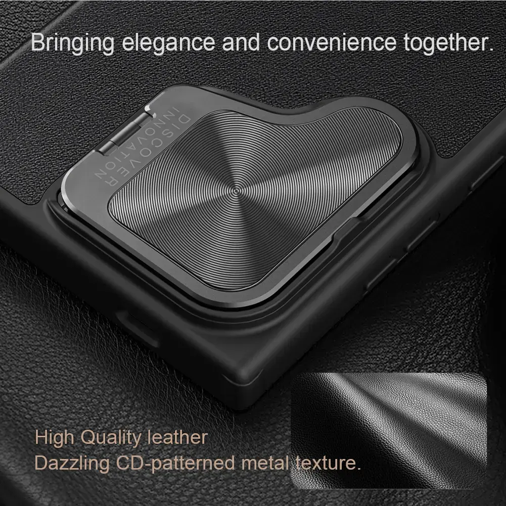 Nillkin Qin Book Prop Case for Samsung Galaxy S24 Brown