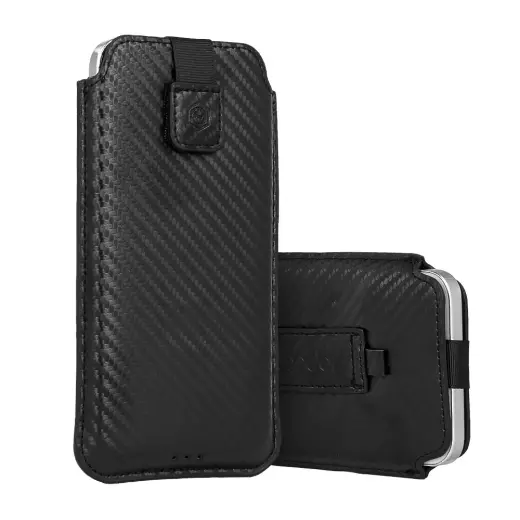 Wonder CARBON Case (Size  M) for Iphone 5/Nokia 215 4G/225/5310 2020 BLACK