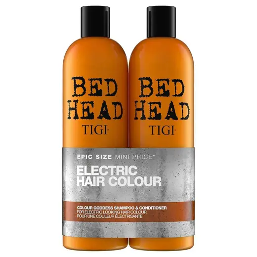 Tigi Bed Head Colour Goddess Twin Gift Set 750ml Shampoo + 750ml Conditioner