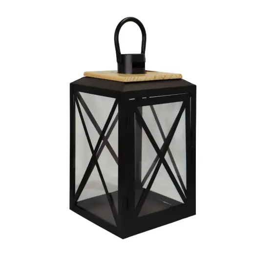 Laterna Monto 20x20x35cm, melna