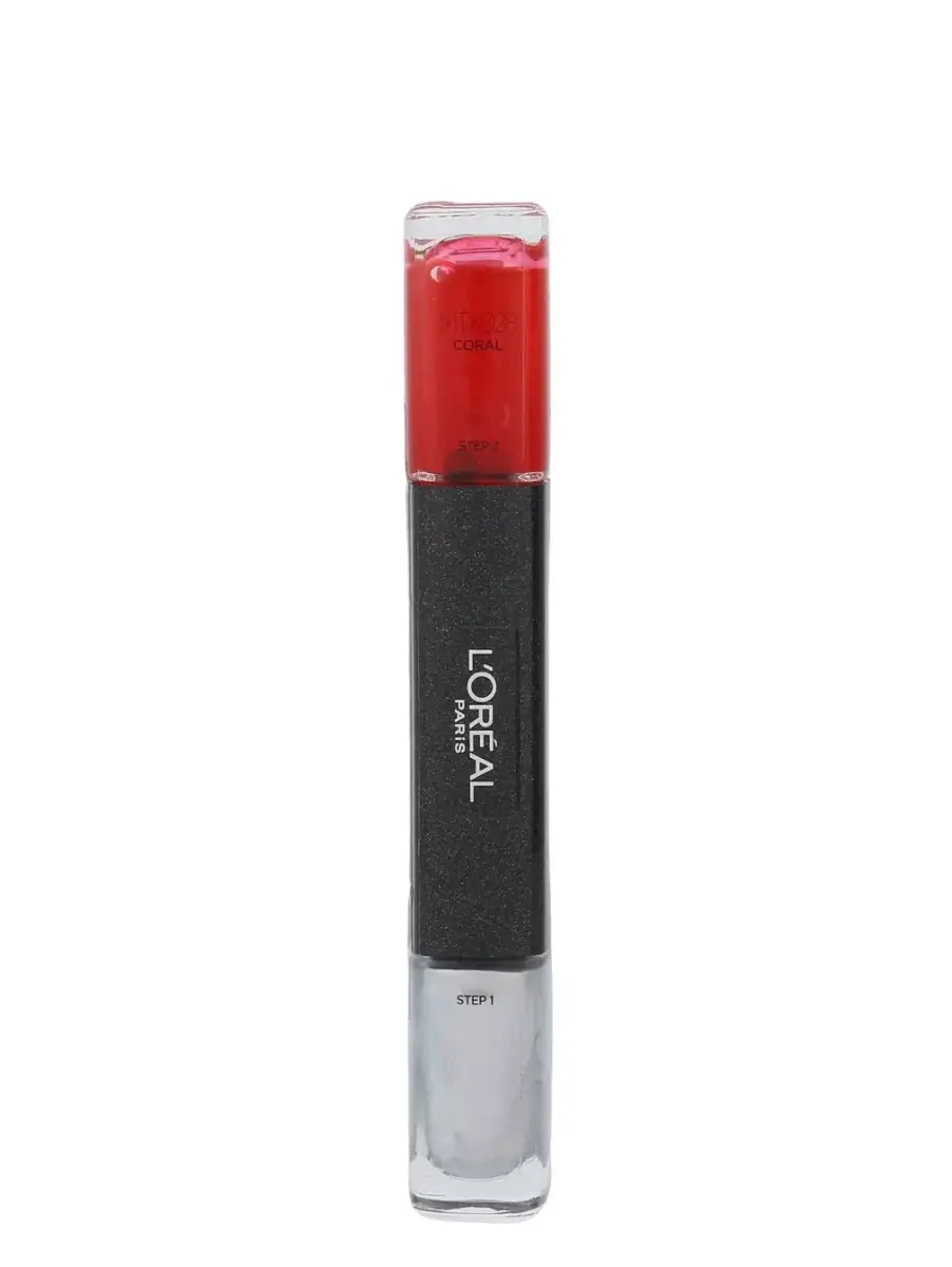 L'Oreal Paris, Infallible, Nail Polish 2-In-1, MTX 028, Coral, 2 x, 5 ml