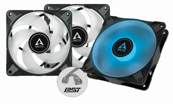 Dzesētāji Arctic P12 PST PWM RGB 3pack