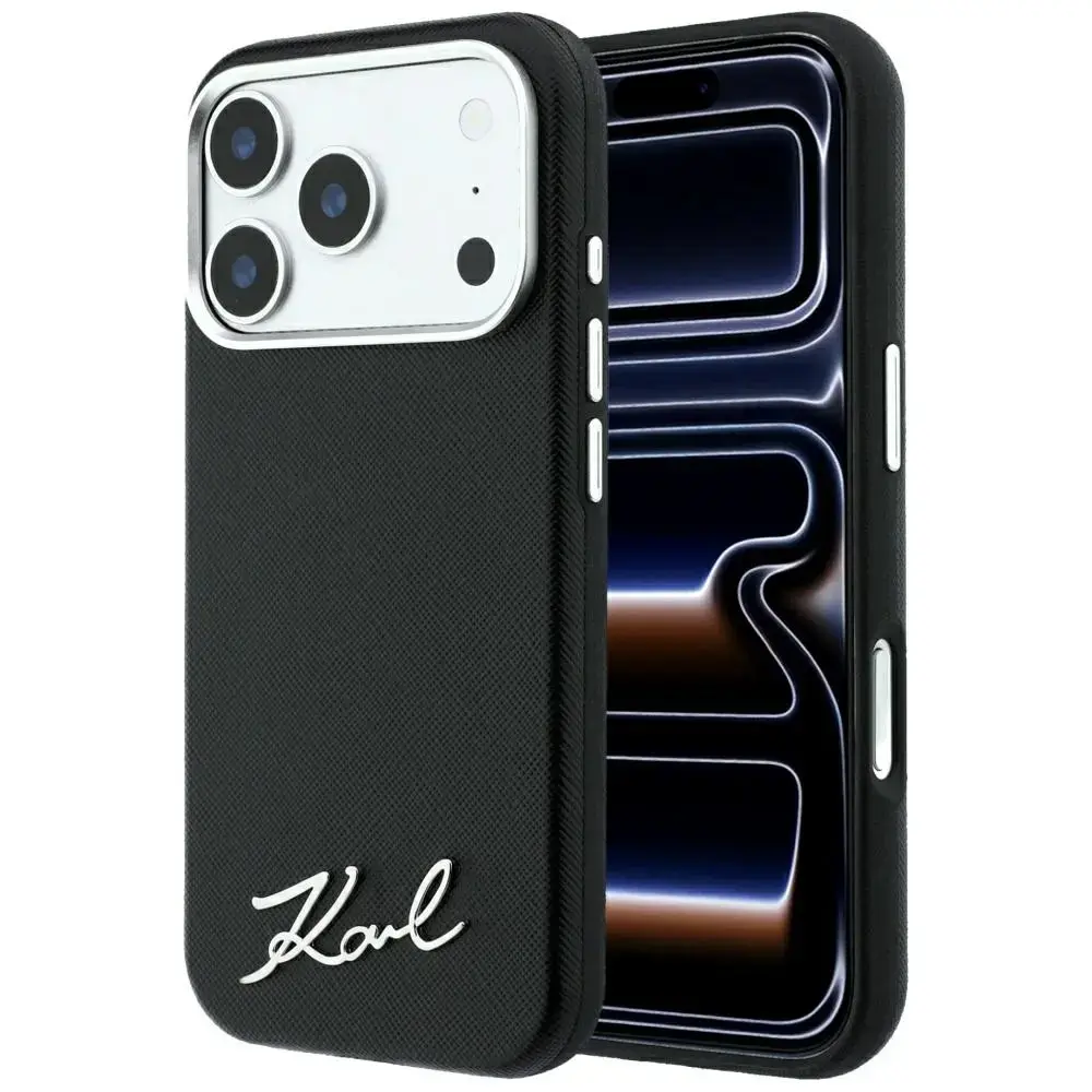 Karl Lagerfeld Case Saffiano Small Script
