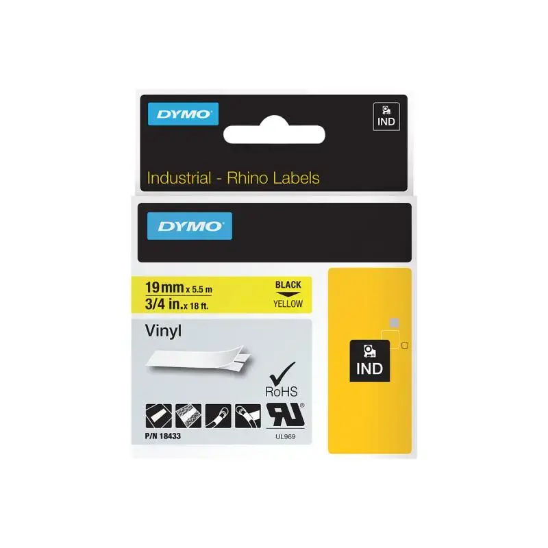 Dymo (18433) Black Yellow (S0718470)
