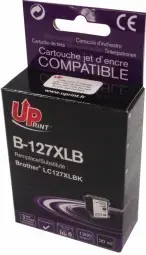 Tintes kārtridžs UPrint Brother LC127XLB Black