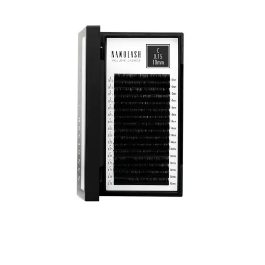 Nanolash - Volume Lashes Pestanas Postizas 015 C 10 Mm 1 U