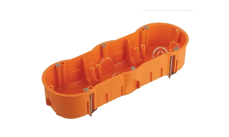 Montāžas kārba h-44mm D3x68mm oranža reģipsim