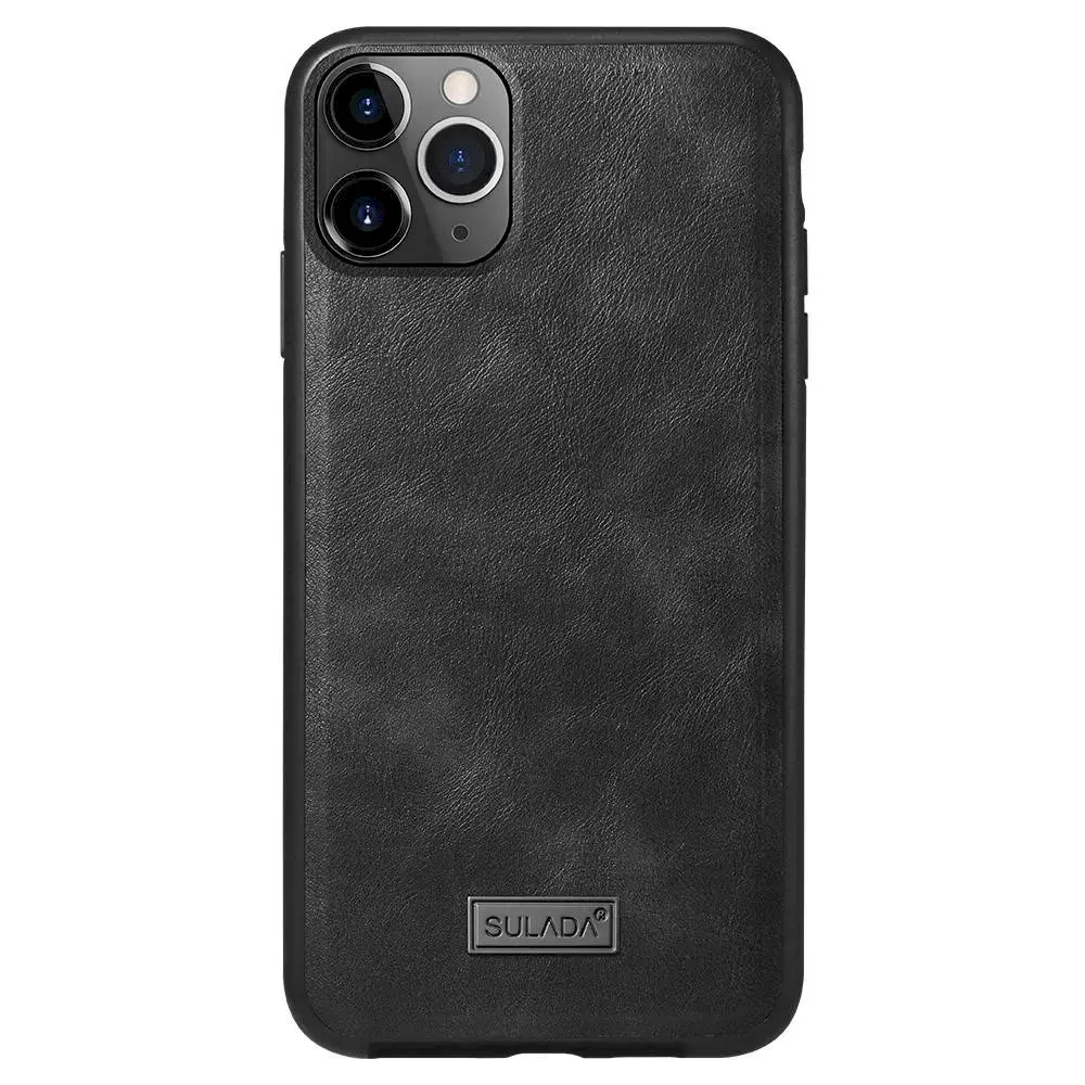 Sulada royal high quality and protect silicone case for Apple iPhone 12 | 12 Pro black