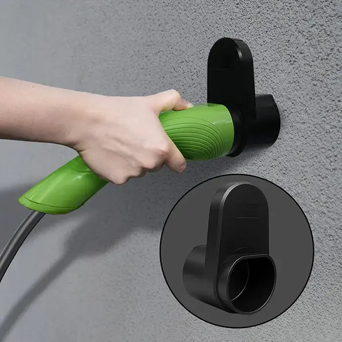 Qoltec Mobile EV Electric Car Charger with 2-in-1 Type 2 Adjustment | 11kW | 400V | CEE 32A | Wifi | TUYA | SMART LIFE | LCD | Portable | 5m