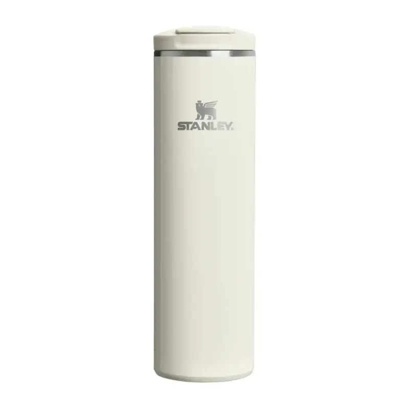Termokrūze The Transit Fliptop Mug 0,59L glancētā krēmkrāsā