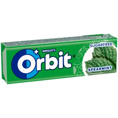 Košļājamā gumija ORBIT Spearmint Stickpack 10 gab.