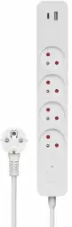 Pagarinātājs Savio USB-A and USB-C Power Strip 1.5m