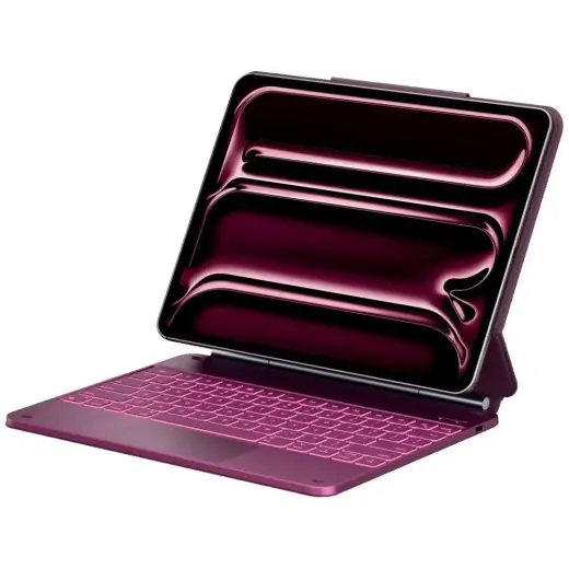 Case Typecase Edge z klawiaturą for iPad  Air 13" 2024/2025 raspberry