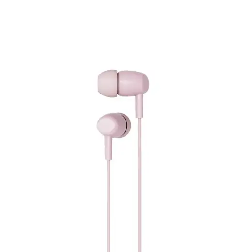 XO wired earphones EP50 jack 3,5mm pink 1pcs