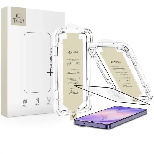 Tech-Protect Quick Set AR+ tempered glass for phone Galaxy S26 Ultra