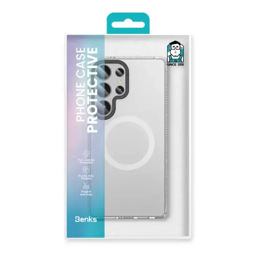 Benks Magnetic Lucid Armor Case (0045) for Samsung Galaxy S25 Plus Ultra white Photo