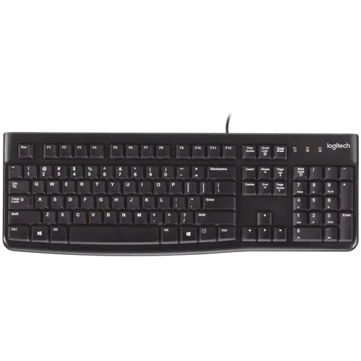 LOGITECH Keyboard K120 for Business - BLK - HEB - USB -EMEA28-935