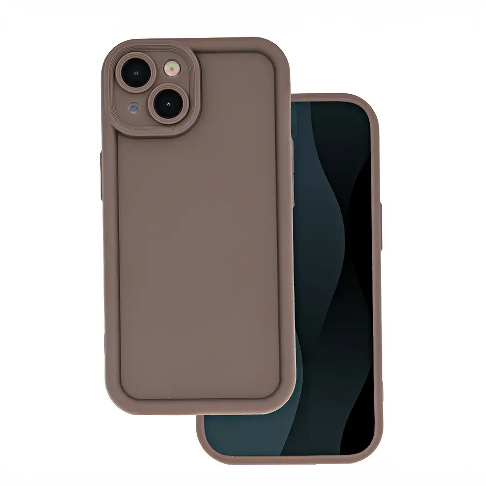 Rim maciņš telefonam iPhone 12 Pro brūns