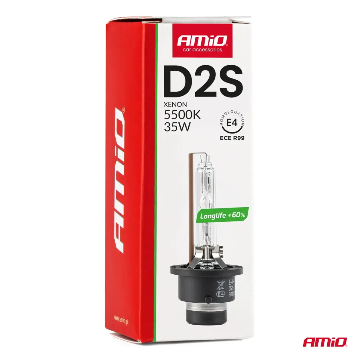 Xenon bulb D2S 5500K AMiO LONG LIFE