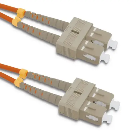 Qoltec Patchcord fiber optic SC/UPC - SC/UPC | Multimode | 50/125 | OM2 | Duplex | 2m