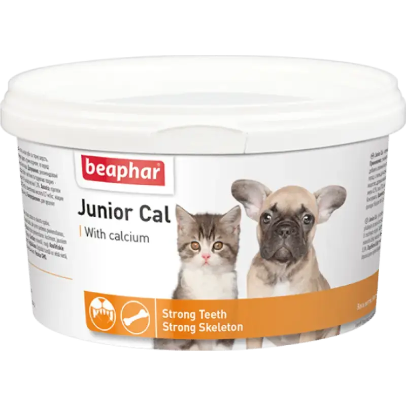Barības piedeva - Beaphar Junior Cal, 200g