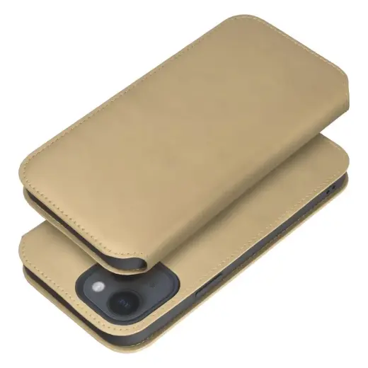 DUAL POCKET raamatutüüpi telefoni ümbris iPhone 17 Pro Max kuldne