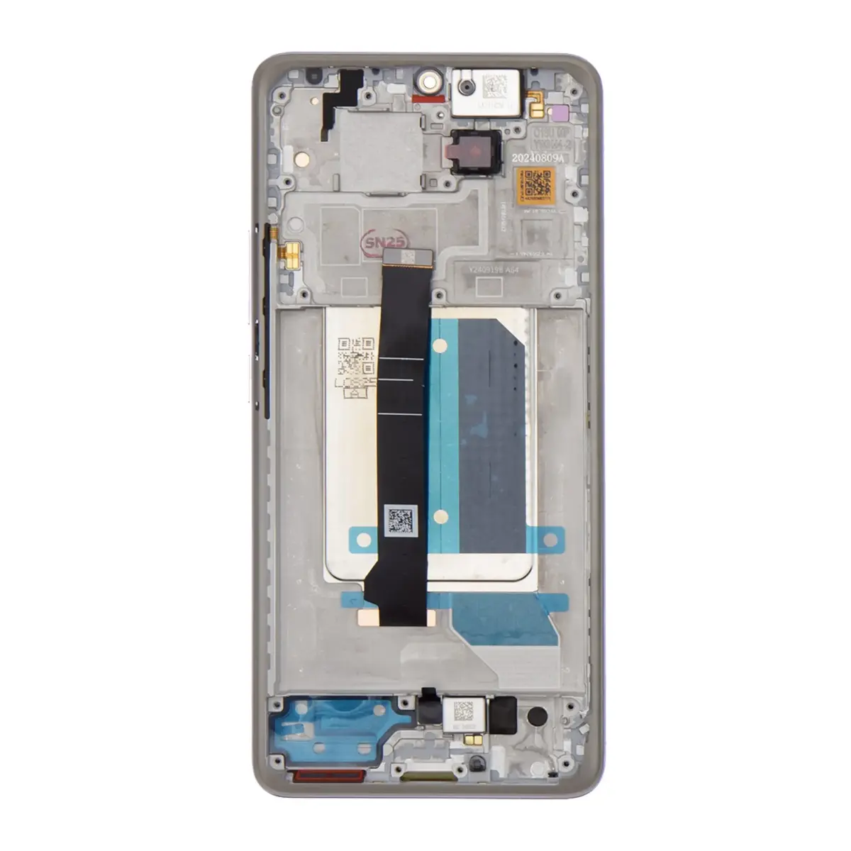 LCD Display + Touch Unit + Front Cover for Xiaomi Redmi Note 14 Pro+ 5G Purple (Service Pack)