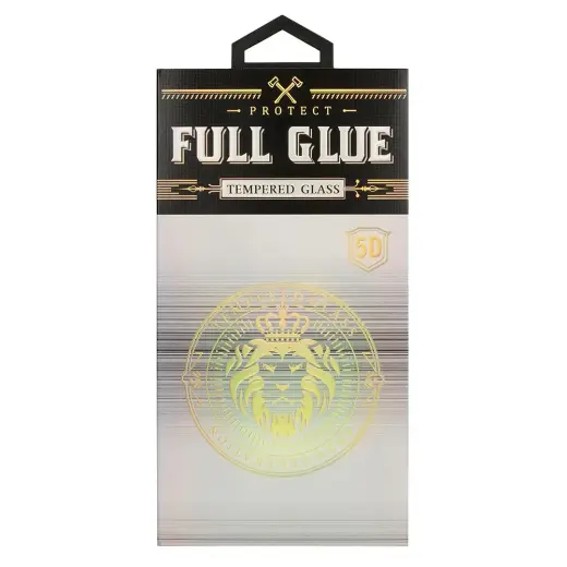 Tempered Glass HARD Full Glue 5D for IPHONE 15 BLACK