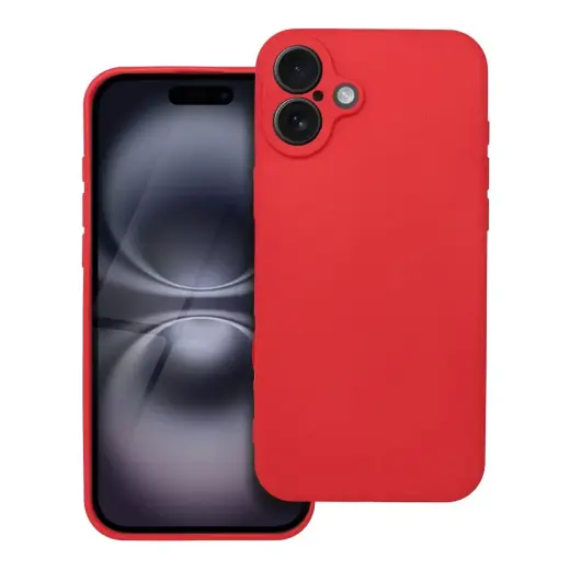 Soft maciņš telefonam iPhone 16 Plus sarkans
