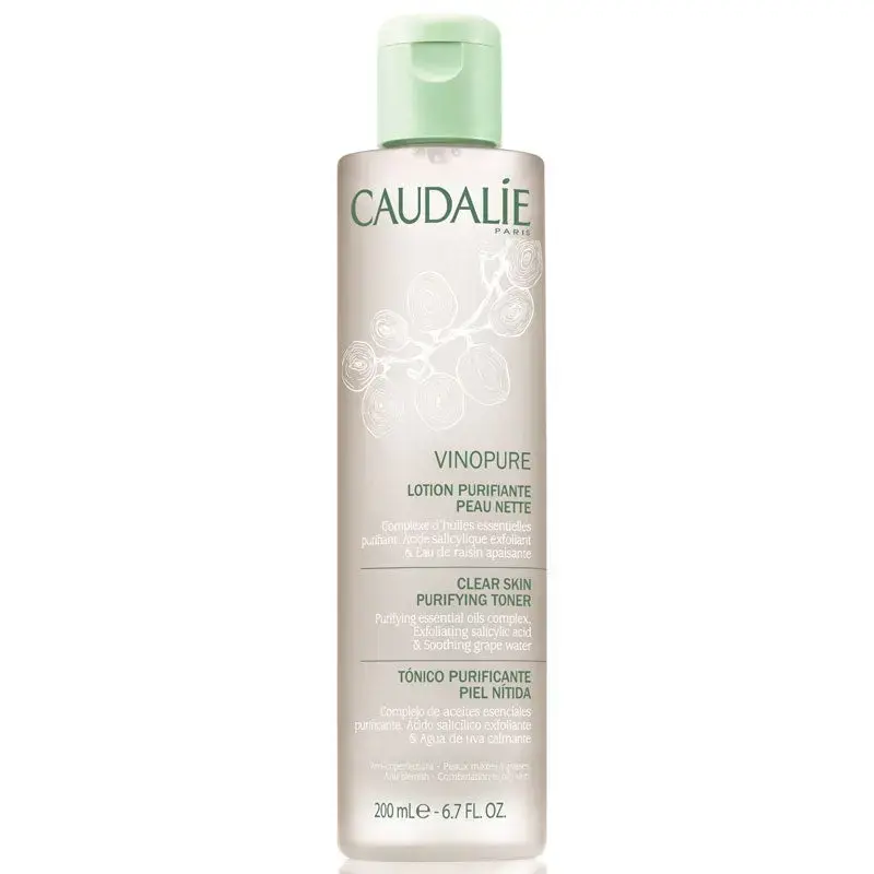 Caudalie Vinopure Purifying Toner 200ml, Toner, Purified & Clean Skin