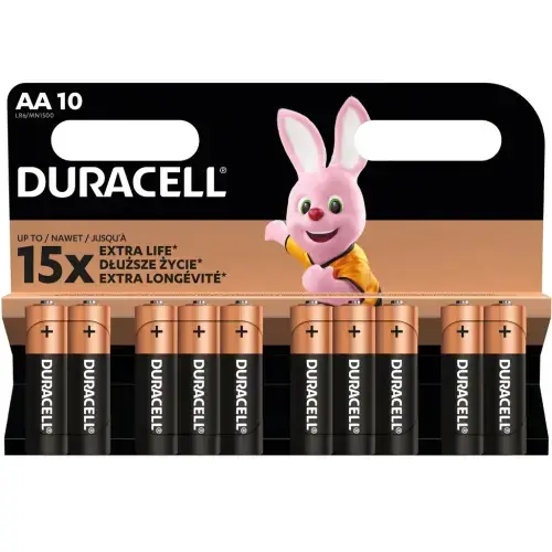 Duracell MN 1500 Basic AA (LR6) Блистерная упаковка 10шт.
